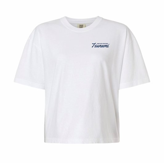 WSPAL Tsunami Vintage Destination | Women's Heavyweight Boxy T-Shirt