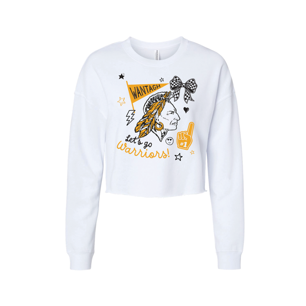 Wantagh Spirit | Women's Cropped Crewneck Sweatshirt