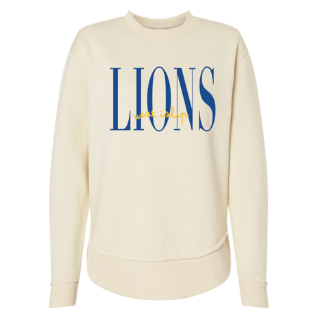 Tall Lions | Women's Weekender Curved Bottom Sweatshirt