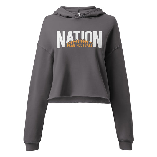 Nation Logo | WOMEN'S Cropped Hoodie (2 color options)