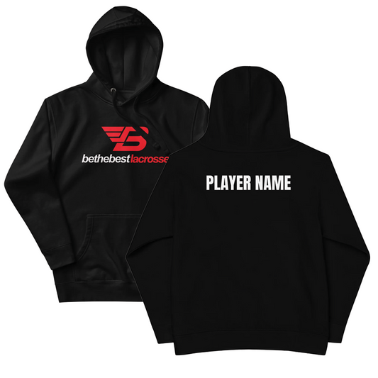 B Wing Text | CUSTOM Youth Player Hoodie