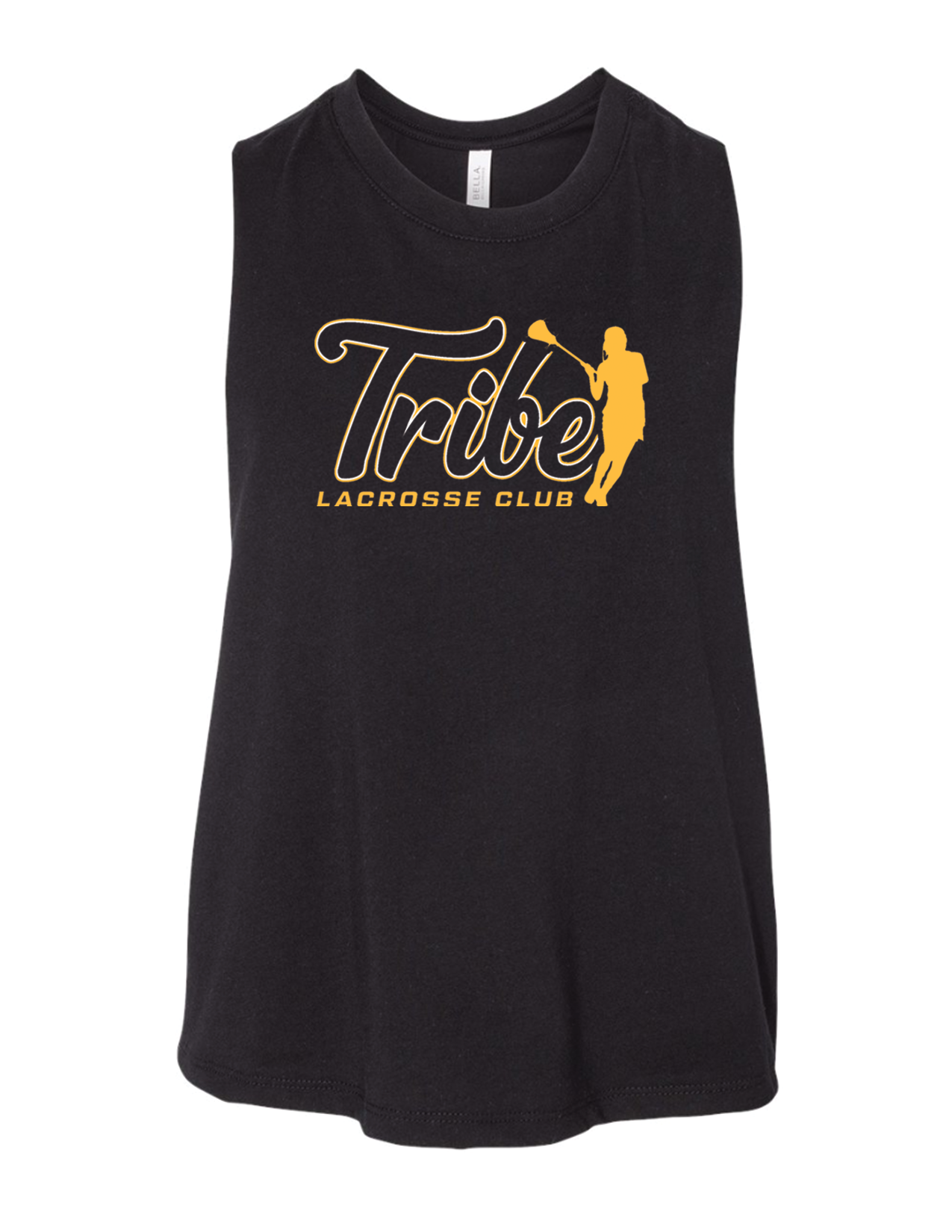 Women's Racerback Crop Tank | Tribe Girls Logo