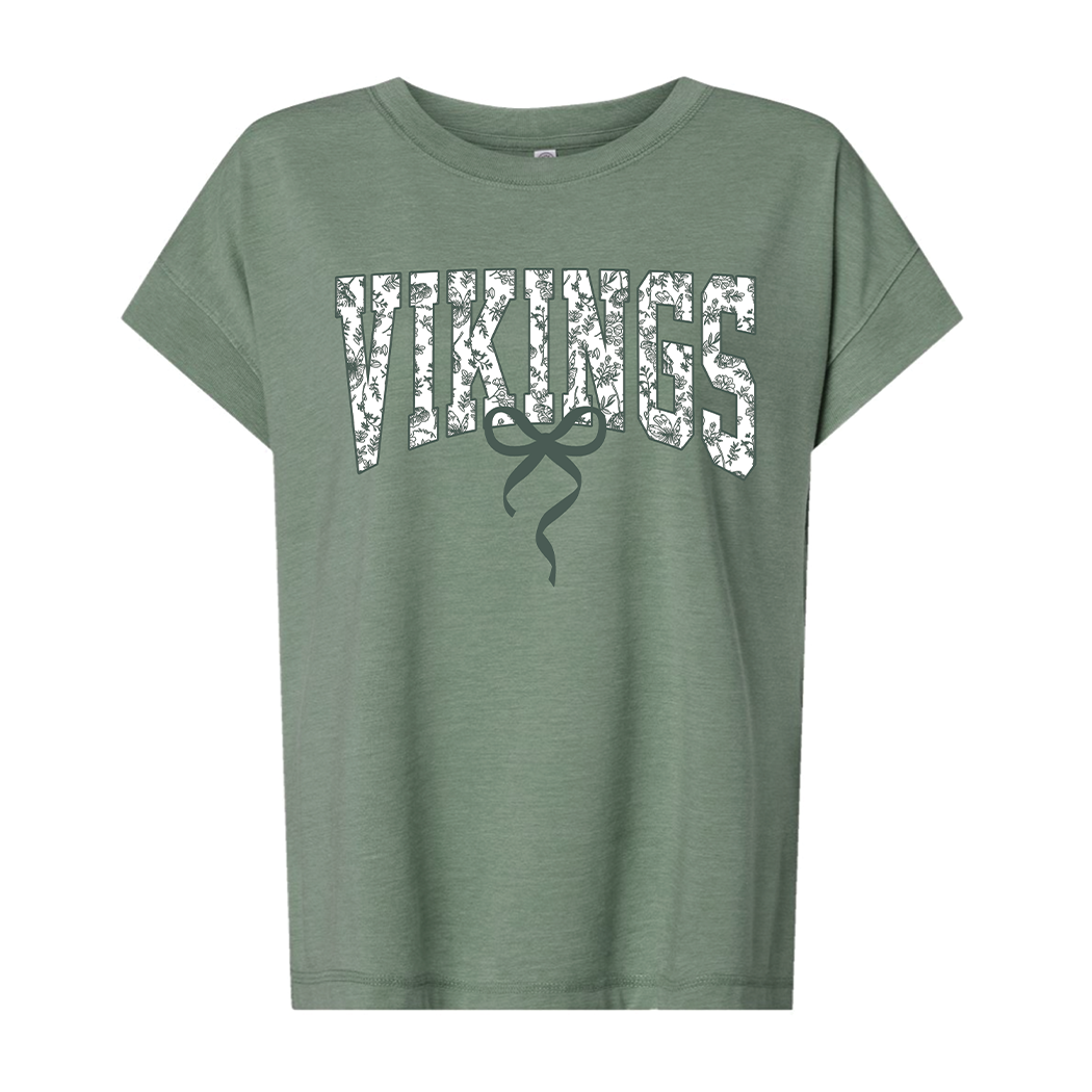 Vikings Bow | Women's Vintage Wash T-Shirt