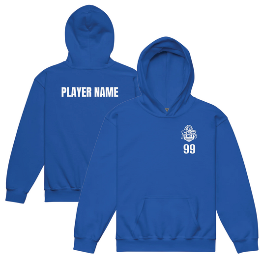 Custom Beasts White Logo | Youth Hoodie
