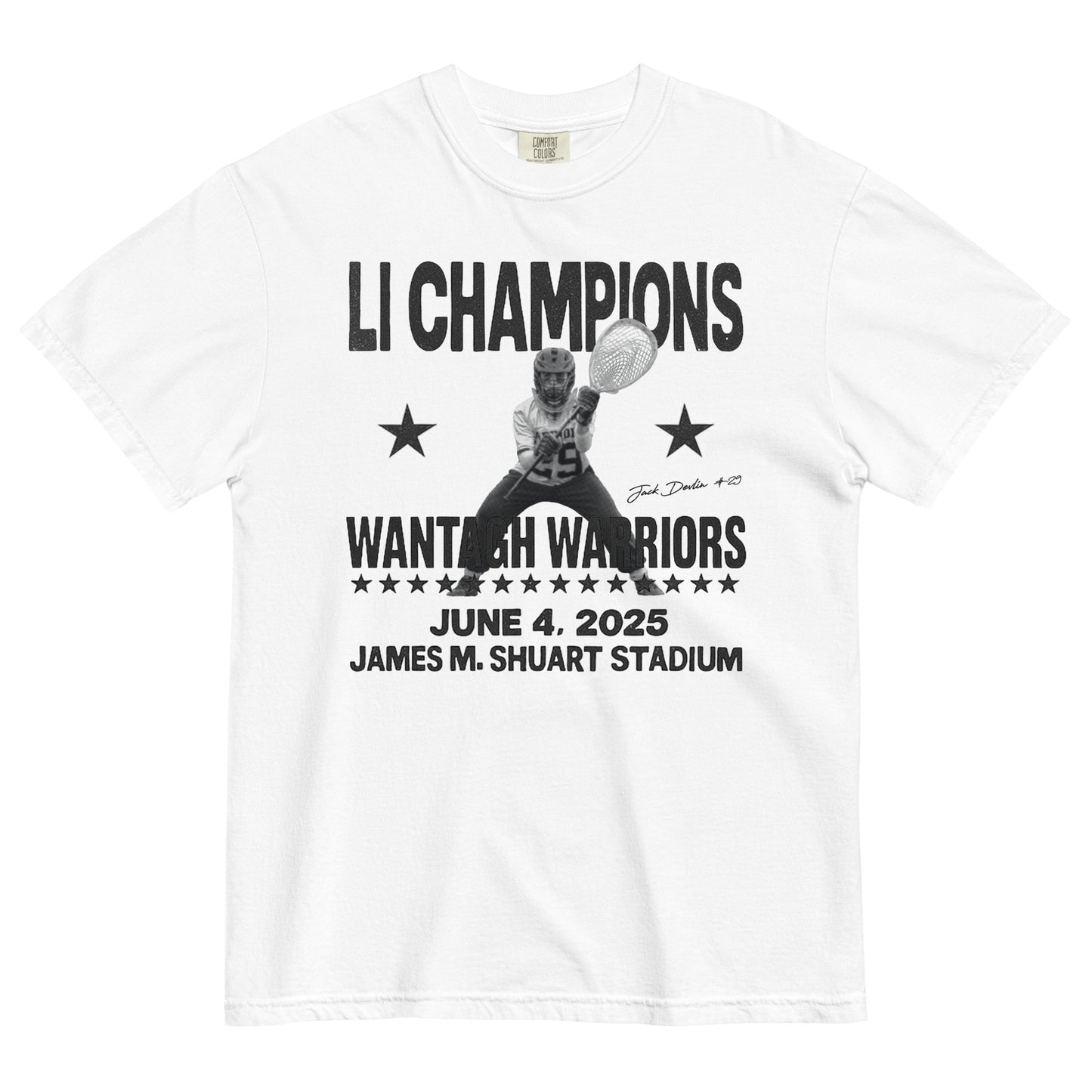 Wantagh Lax 2025 Champs - Jack Devlin | T-Shirt