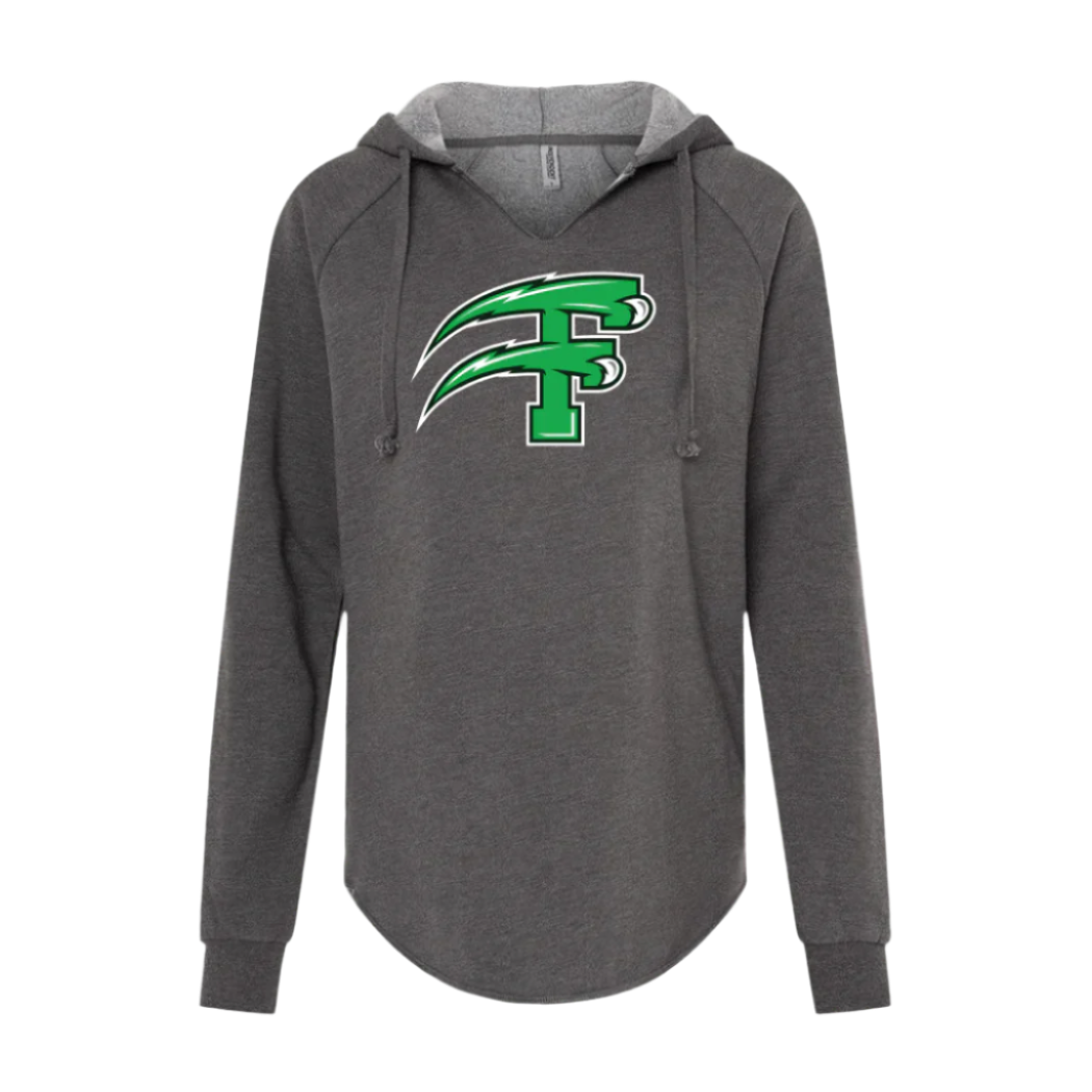 Farmingdale HS | F Logo Women’s Lightweight California Hoodie (2 color options)