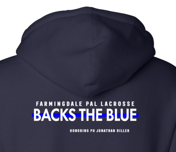 Farmingdale PAL Lacrosse Backs the Blue | Hoodie