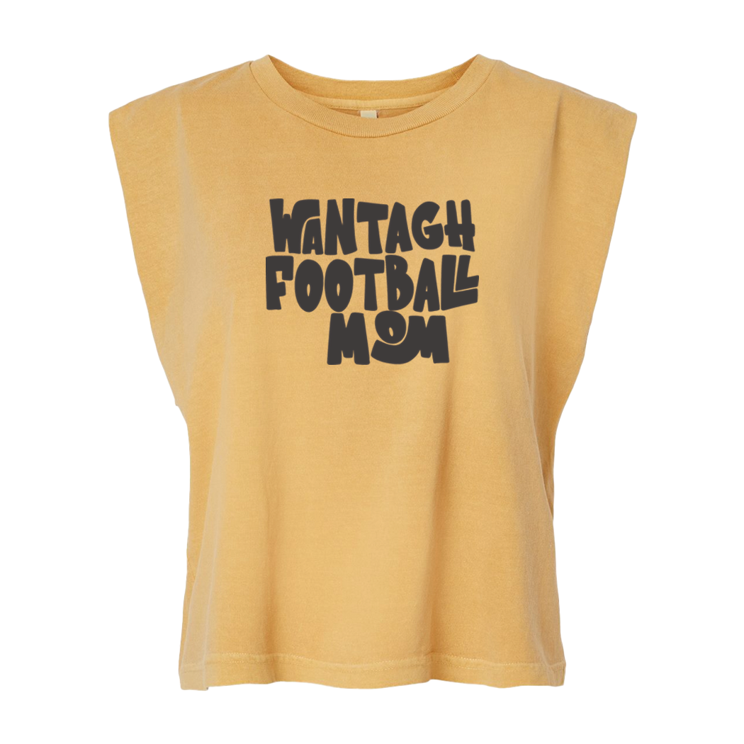 Football Mom | Women's Heavyweight Muscle TShirt