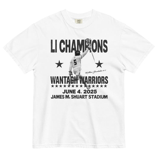 Wantagh Lax 2025 Champs - Matt Giacobello | T-Shirt
