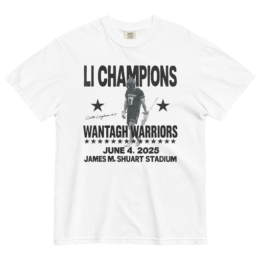 Wantagh Lax 2025 Champs - Carter Loughman | T-Shirt