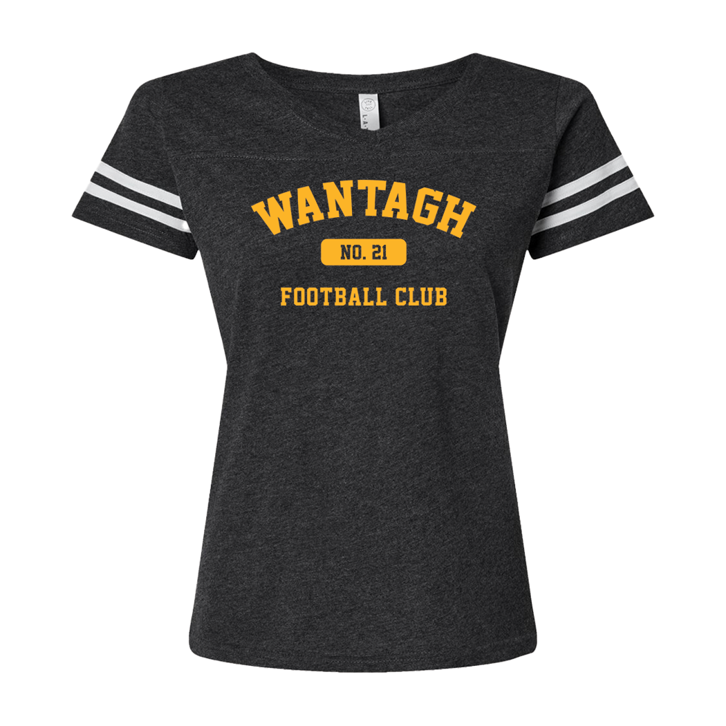 *Customize it!* Vintage Number | Women's Football TShirt