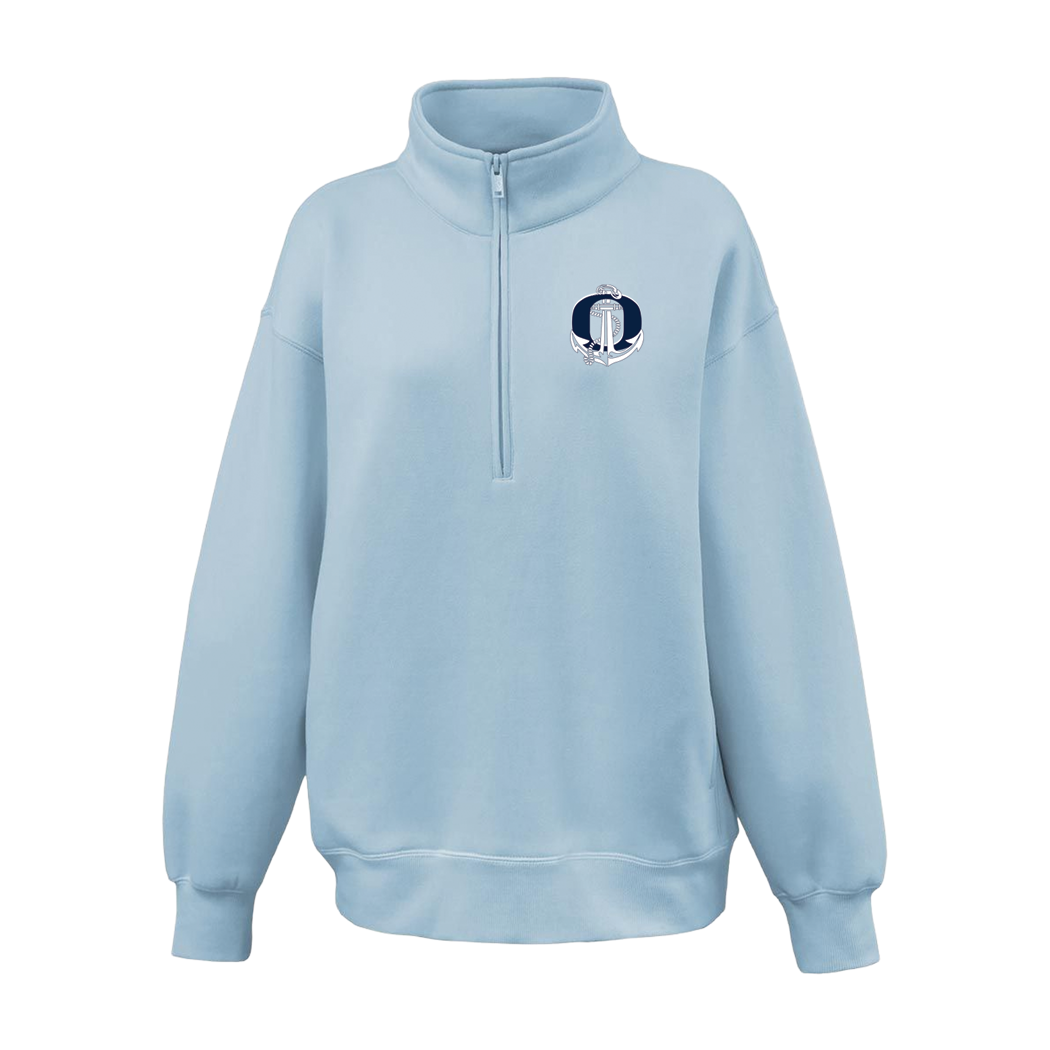 O + Anchor | Women's Oversized Half-Zip