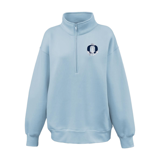 O + Anchor | Women's Oversized Half-Zip