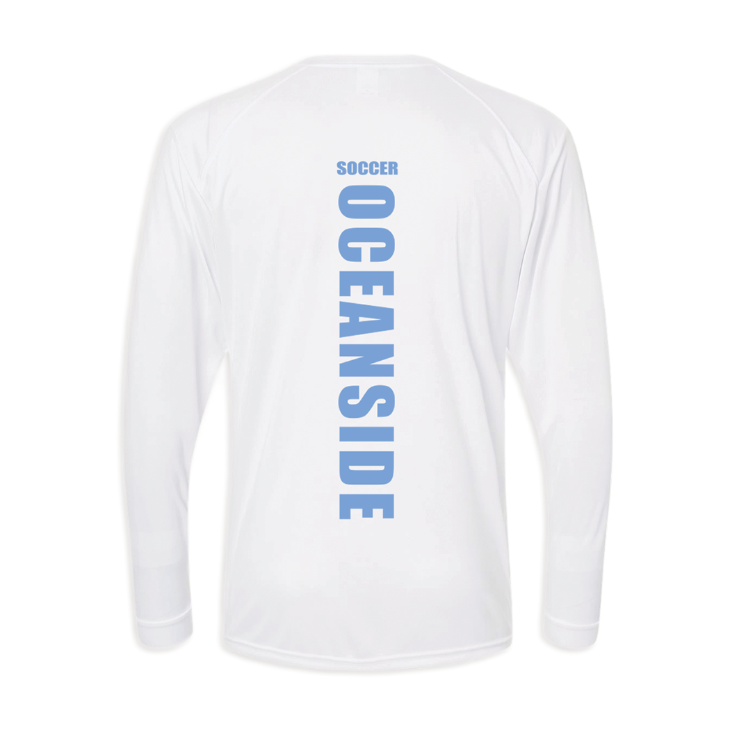 Oceanside Soccer Tall | Youth Long-Sleeve Performance T-Shirt