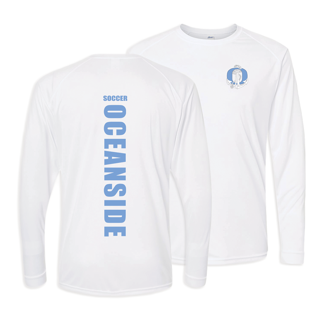 Oceanside Soccer Tall | Youth Long-Sleeve Performance T-Shirt