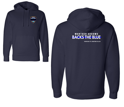 Wantagh Arrows Cheer Backs the Blue | Hoodie