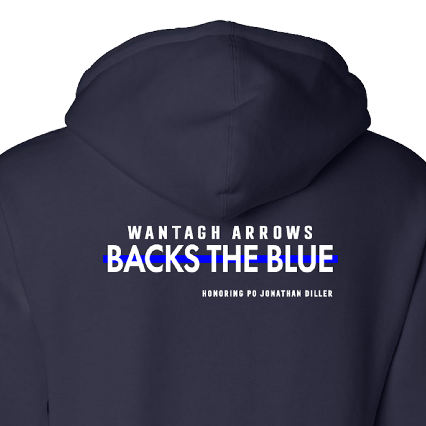 Wantagh Arrows Cheer Backs the Blue | Hoodie