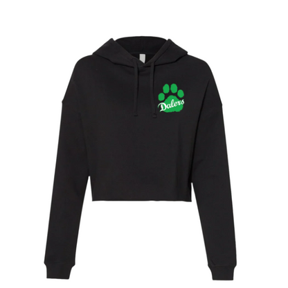 Farmingdale HS | Paw Print Women’s Cropped Hoodie (3 color options)