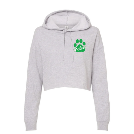 Farmingdale HS | Paw Print Women’s Cropped Hoodie (3 color options)