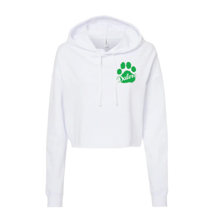 Farmingdale HS | Paw Print Women’s Cropped Hoodie (3 color options)