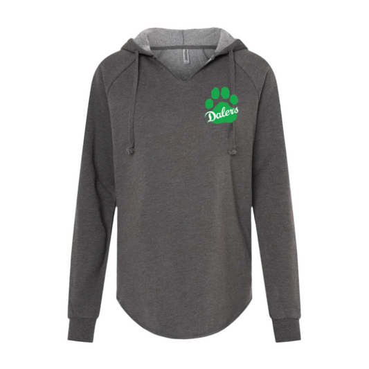 Farmingdale HS | Paw Print Women’s Lightweight California Hoodie (2 color options)