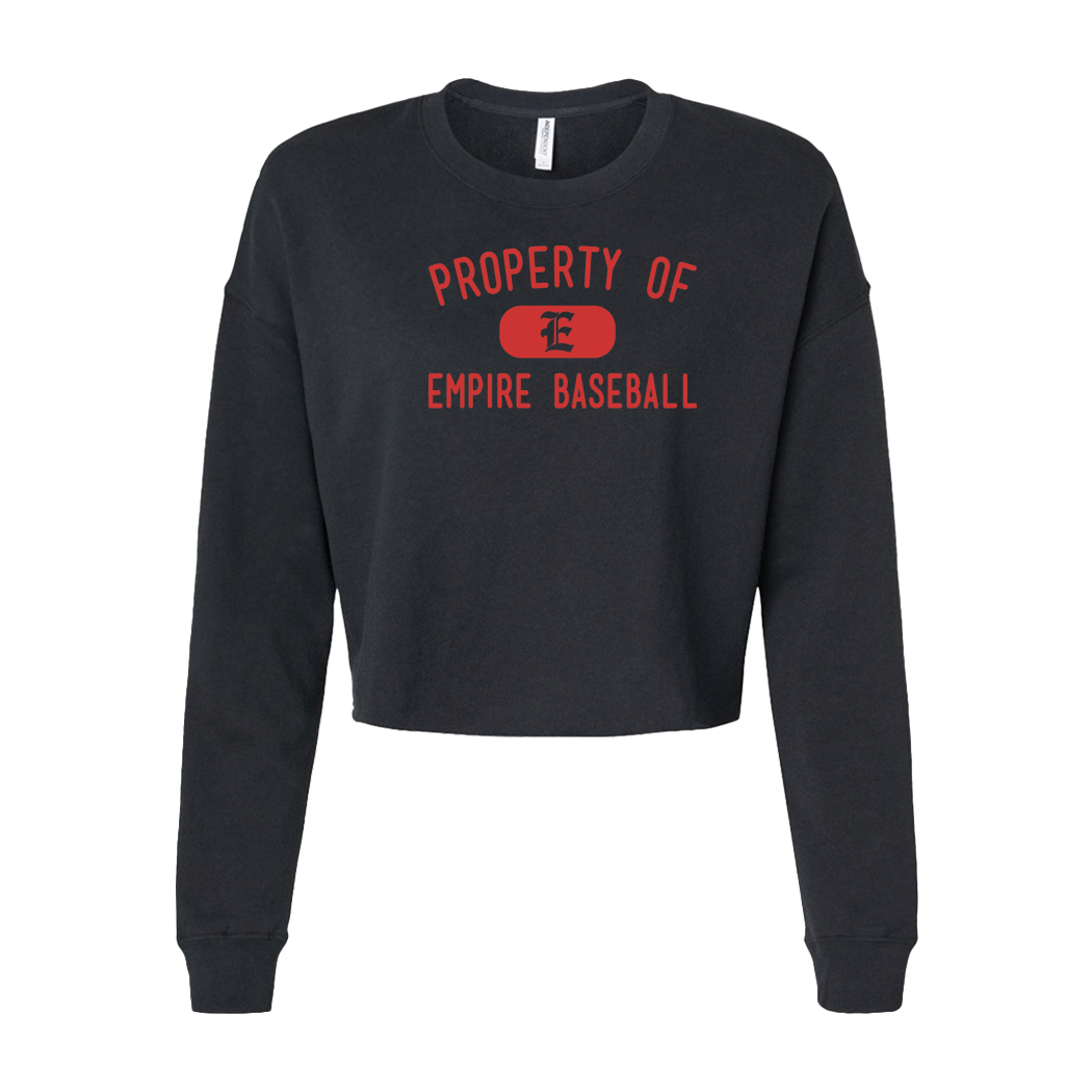 Property Of | Women's Cropped Crewneck Sweatshirt