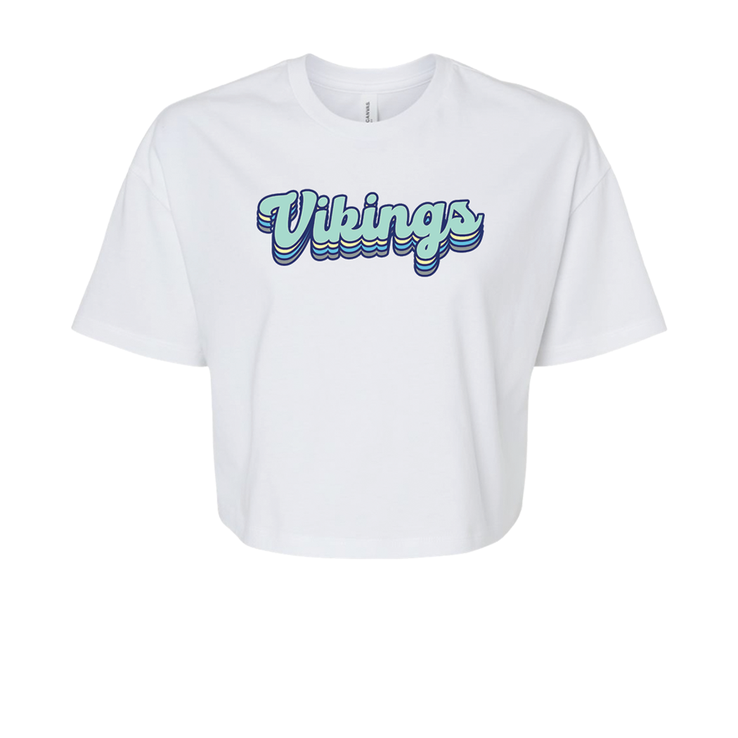 Vikings Retro | Women's Cropped T-Shirt