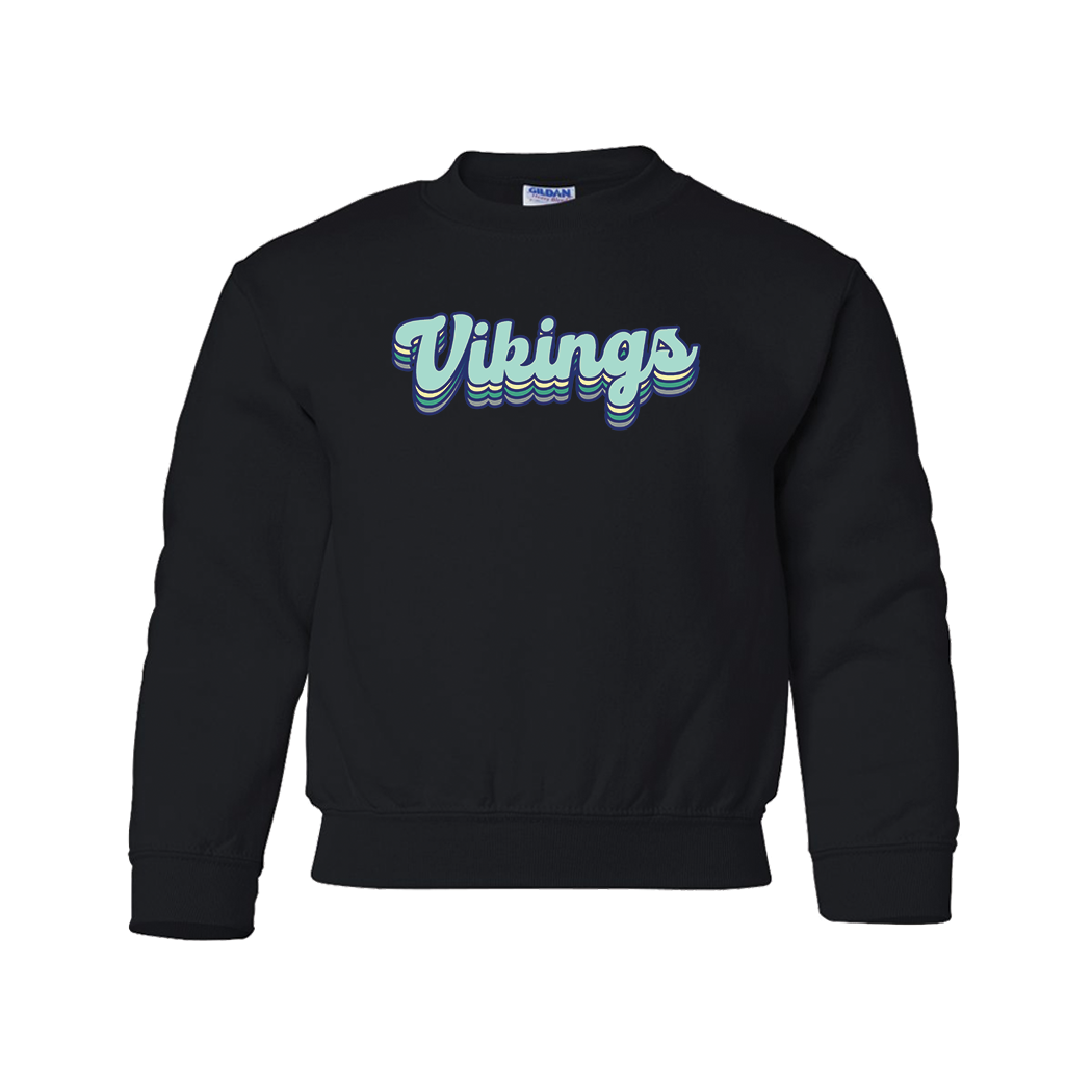 Vikings Retro | Crewneck Sweatshirt