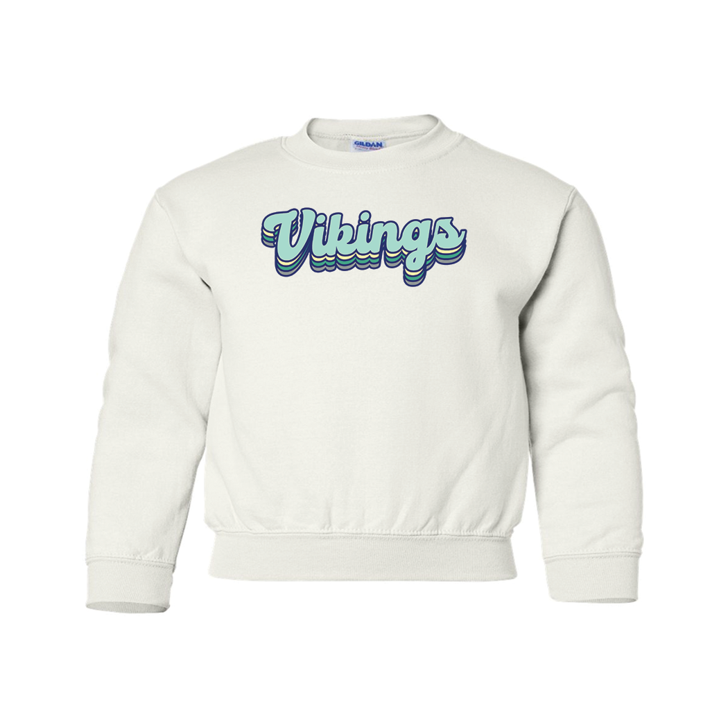 Vikings Retro | Crewneck Sweatshirt