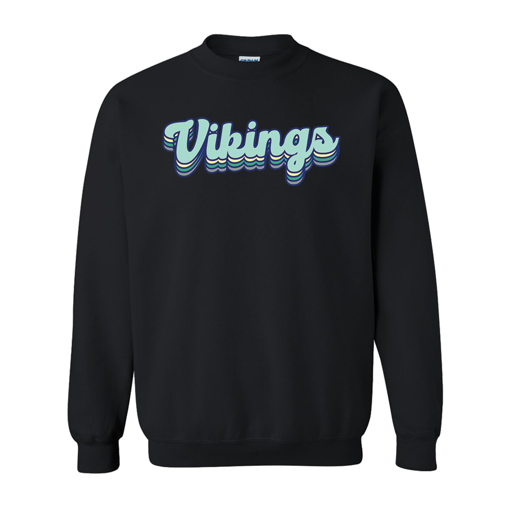 Vikings Retro | Crewneck Sweatshirt