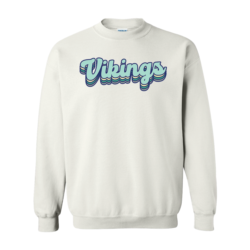 Vikings Retro | Crewneck Sweatshirt