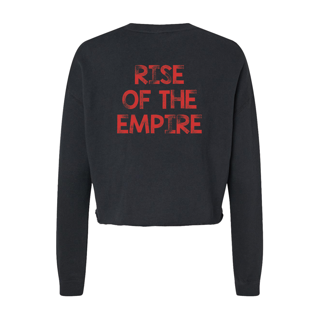 Rise of the Empire | Women's Cropped Crewneck Sweatshirt