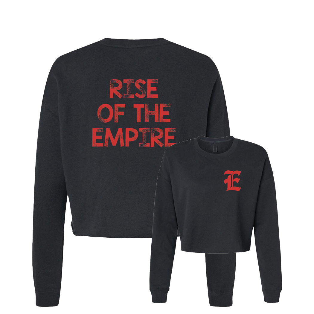 Rise of the Empire | Women's Cropped Crewneck Sweatshirt