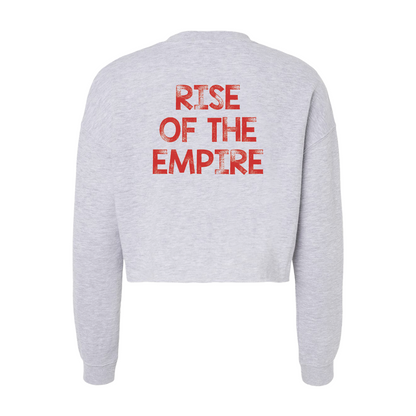 Rise of the Empire | Women's Cropped Crewneck Sweatshirt