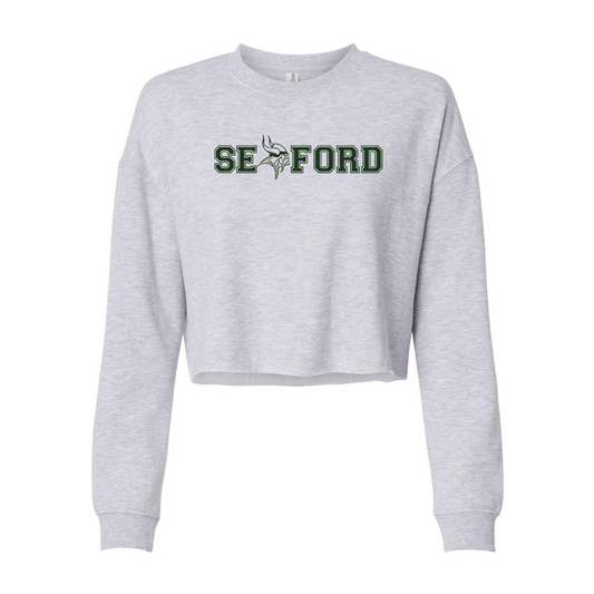 Seaford Viking | Women's Cropped Sweatshirt