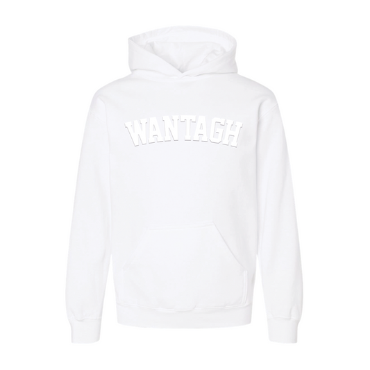 Wantagh Arc Tonal Puff Print | Unisex Hoodie
