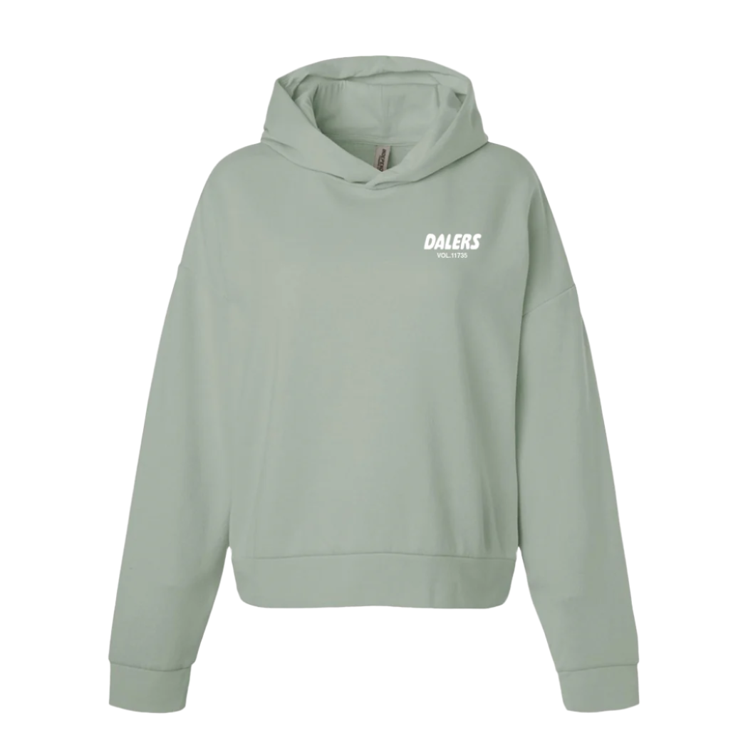 Farmingdale HS | Vol 11735 Women's Boxy Hoodie (Puff Print! 3 color options)