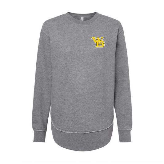 WB Logo | Women's Weekender Curved Bottom Sweatshirt