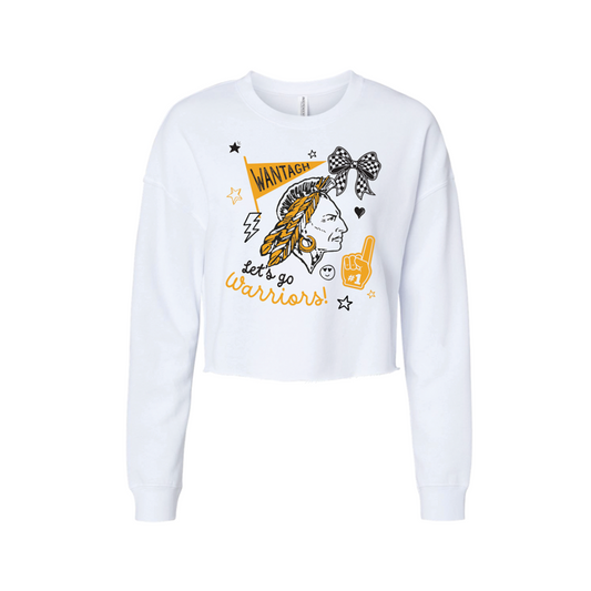 Wantagh Spirit | Women's Cropped Crewneck Sweatshirt
