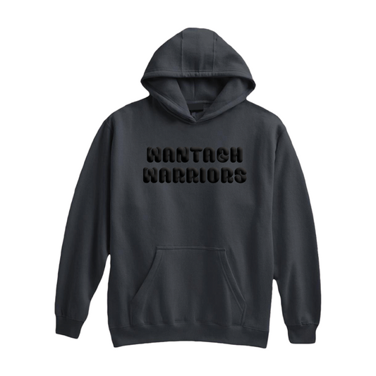 Wantagh Warriors Puff Print | Youth Heavyweight Hoodie