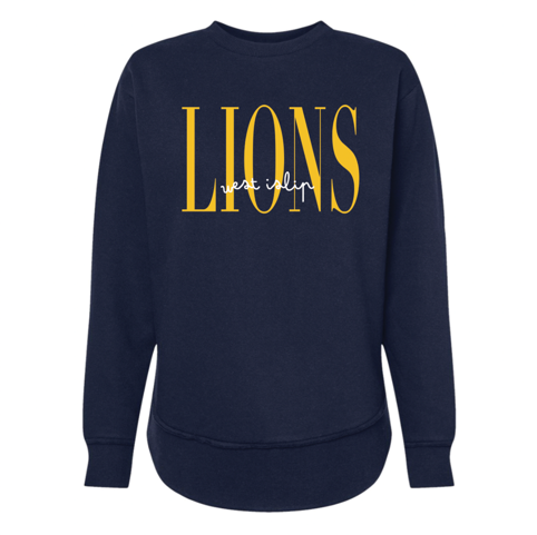 Tall Lions | Women's Weekender Curved Bottom Sweatshirt