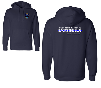 West Islip Lacrosse Backs the Blue | Hoodie