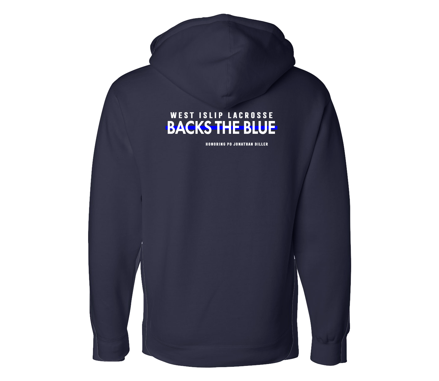 West Islip Lacrosse Backs the Blue | Hoodie