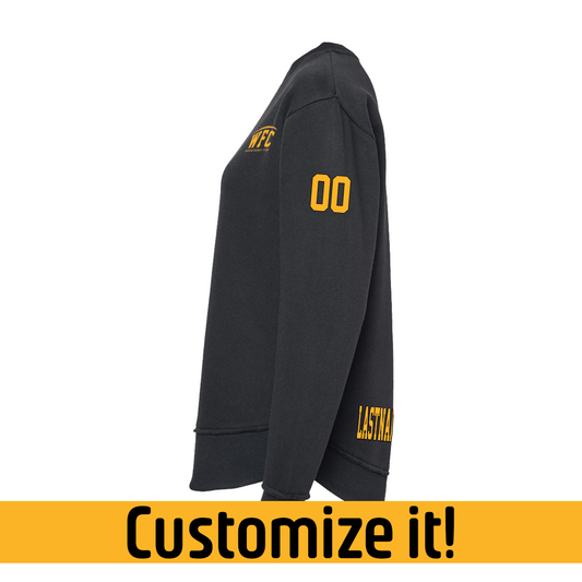 *Customize it!* Your Name Here | Women's Weekender Curved Bottom Sweatshirt