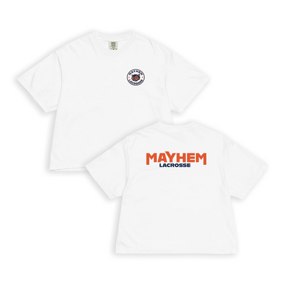Mayhem Wordmark + Glyph |  Women’s Boxy T-Shirt