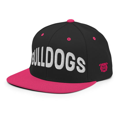 Bulldogs Upper Arc | Snapback Hat (3 color options)