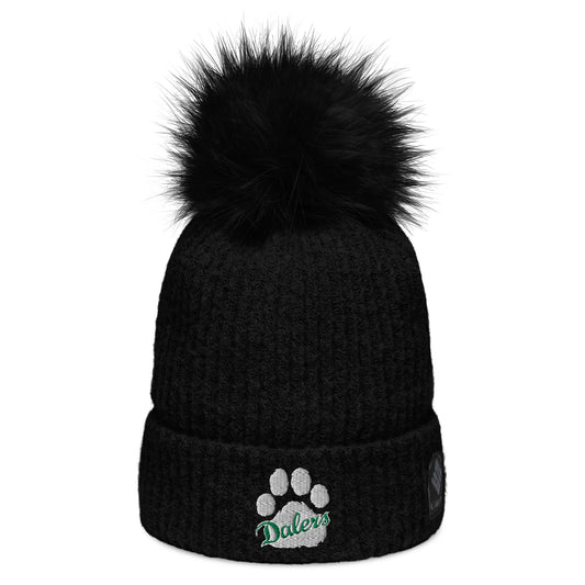 Farmingdale HS | Paw Print Columbia Pom-Pom Beanie