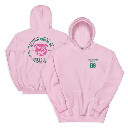 Custom Bulldogs Crest Back | Unisex Hoodie (2 color options)