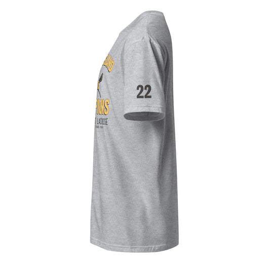 Wantagh Lax 2025 Champs Sticks Logo | T-Shirt