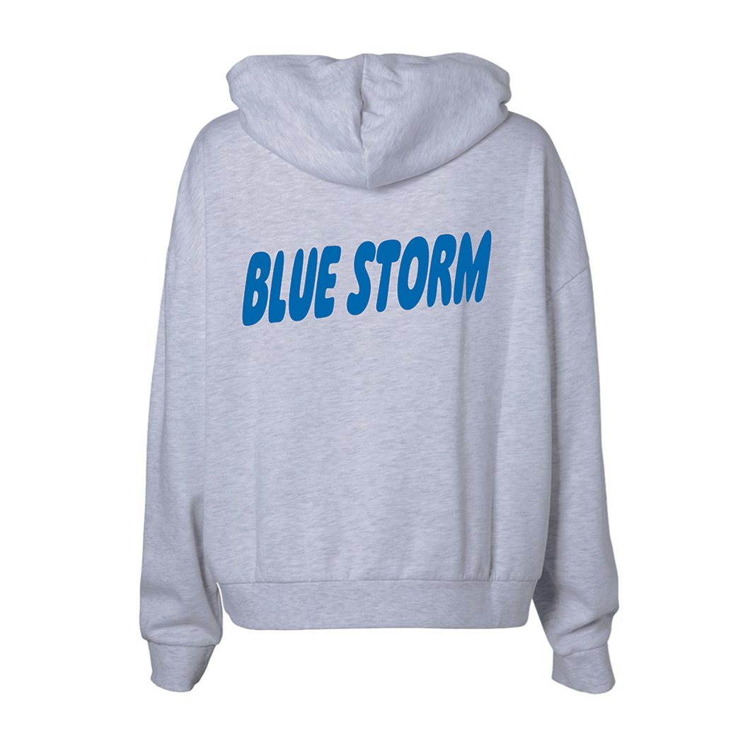 Blue Storm | Women's Puff Print Hoodie